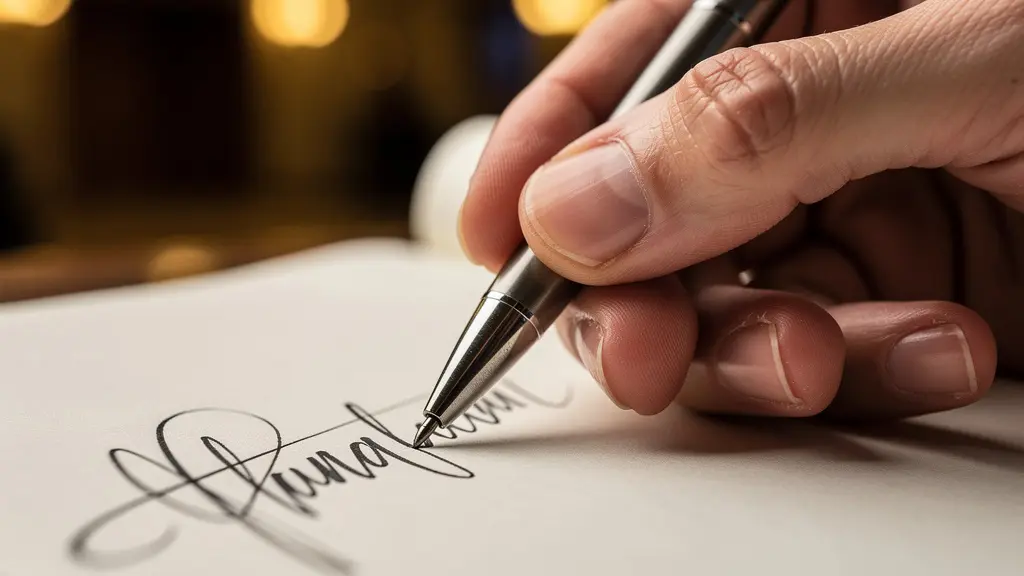 Gros plan sur une main écrivant dans un carnet de notes après un spectacle, symbolisant une alternative riche au téléphone.